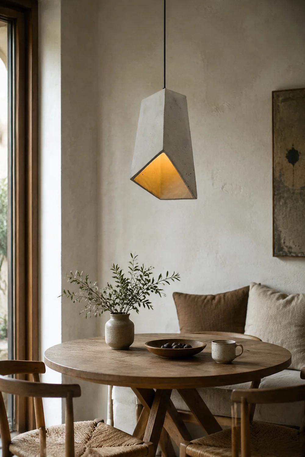 Georgia Cement Pendant Light - Lumpaz