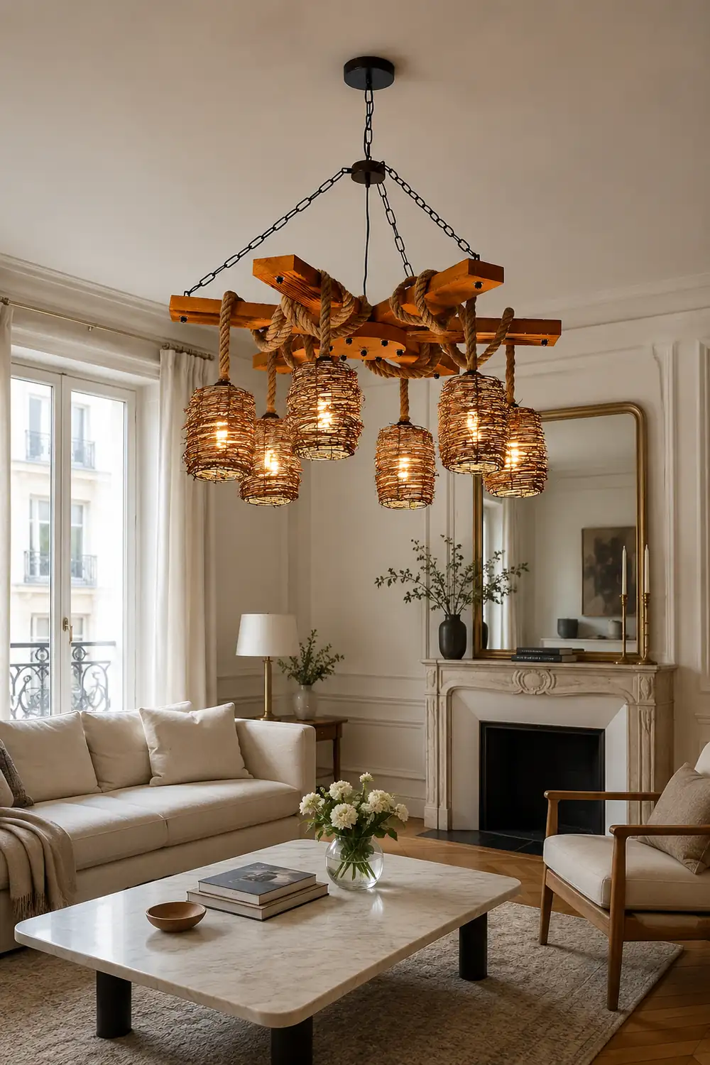Vintage Farmhouse Chandelier - Lumpaz