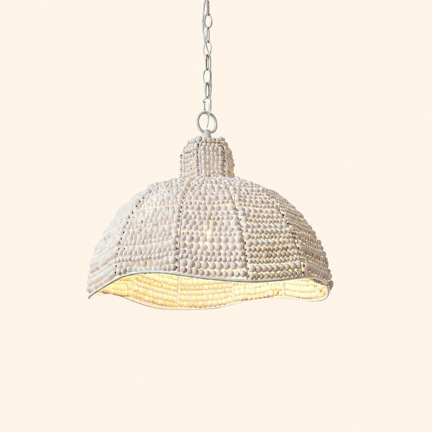 Obispo Wood Beads Pendant Lamp - Lumpaz