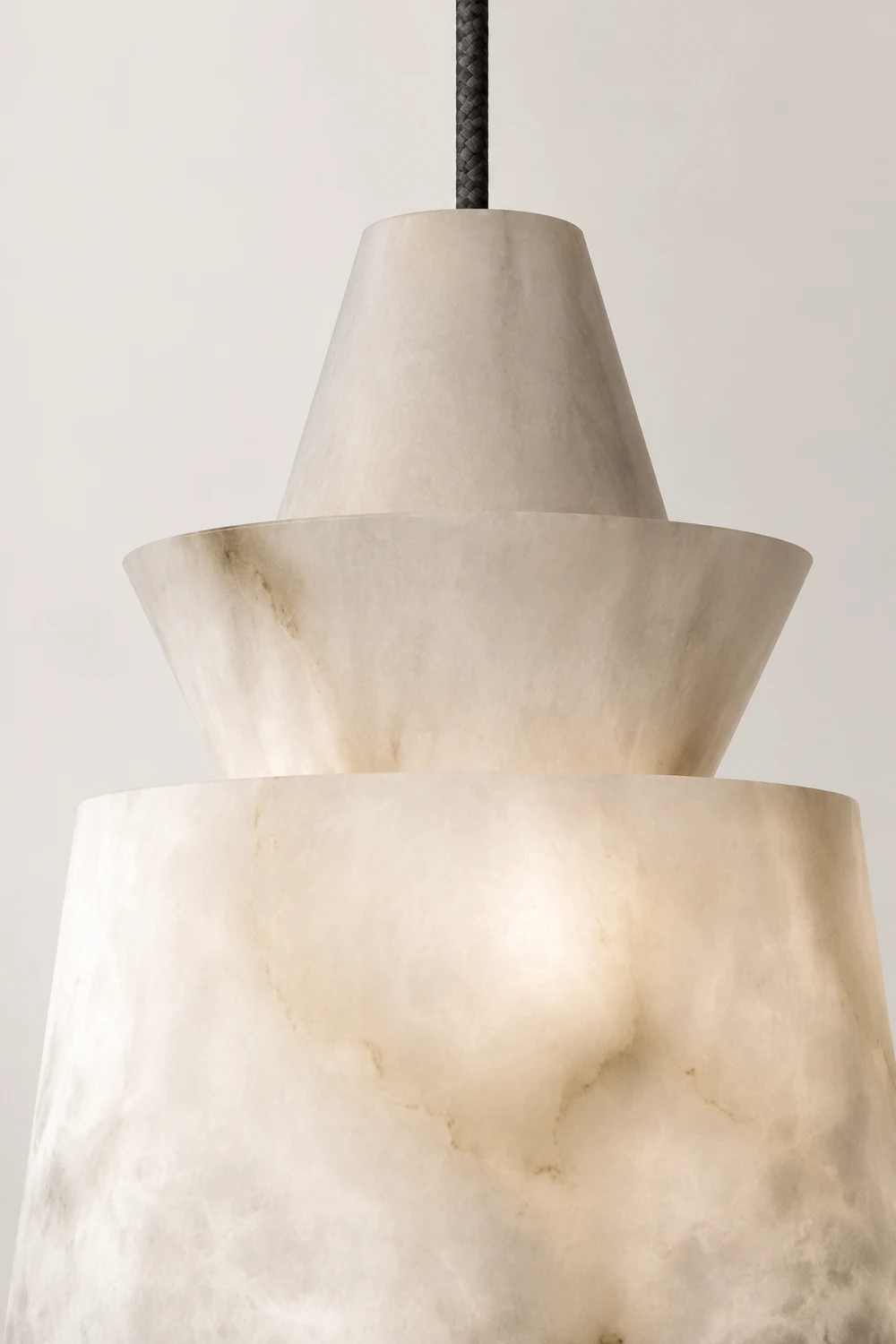White Alabaster  Pendant Light - Lumpaz