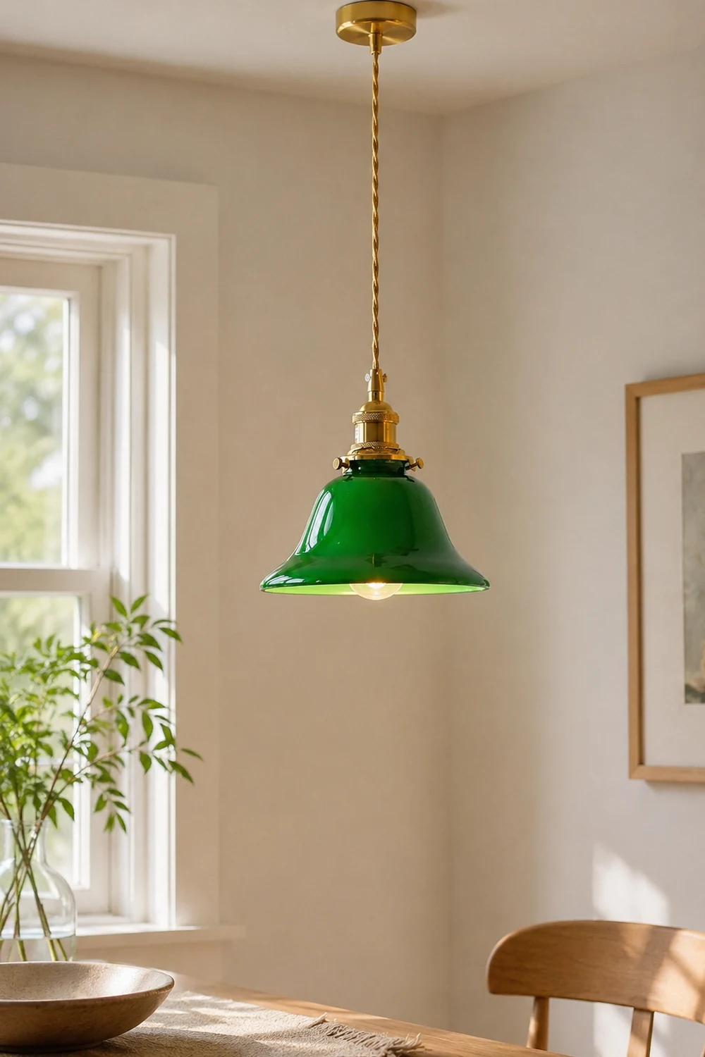 Green Bell Pendant Light - Lumpaz