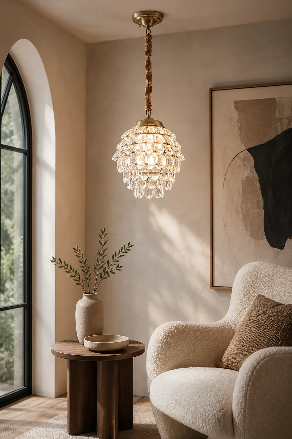 Roxanne Crystal Pendant Light - Lumpaz