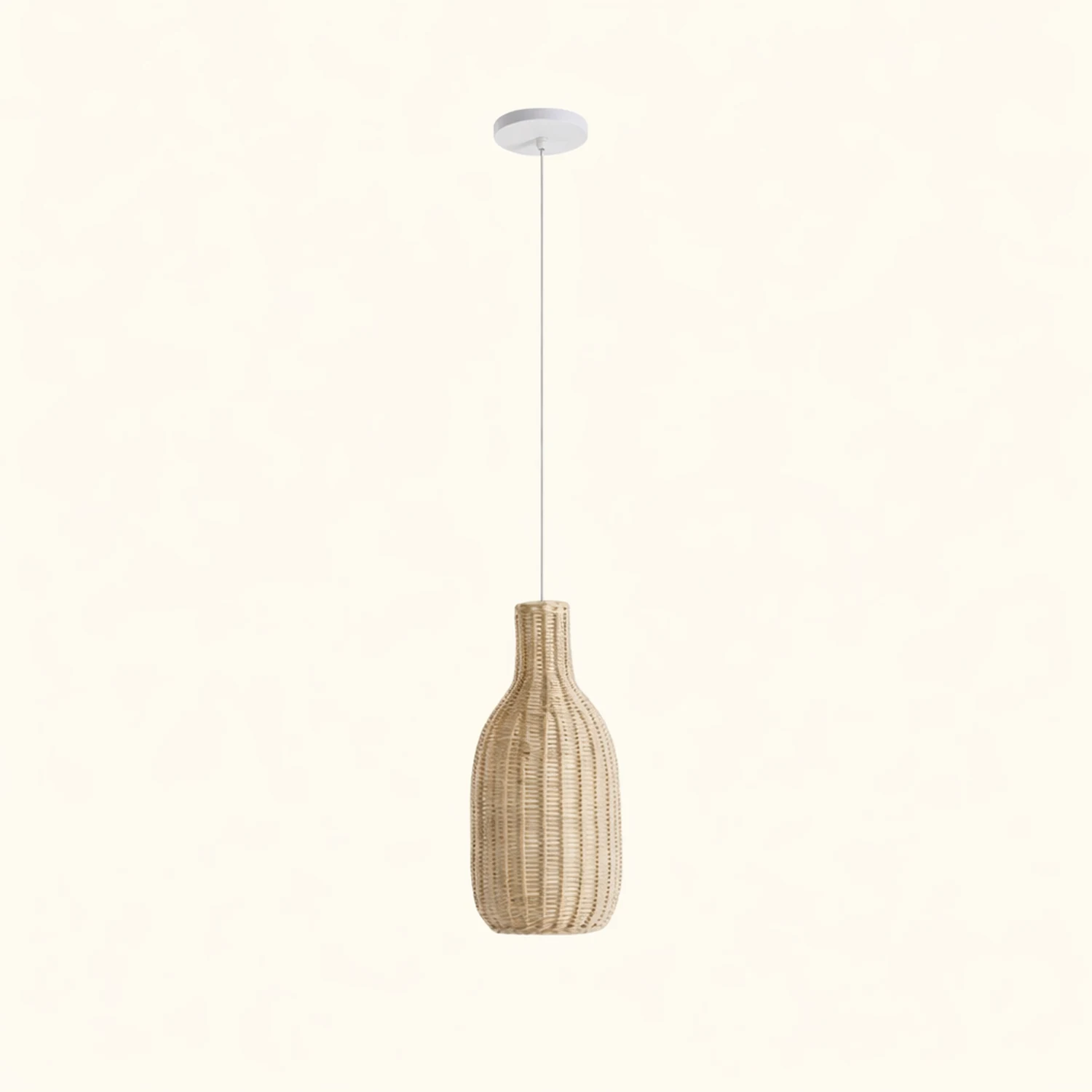 Vintage Rattan Pendant Lamp - Lumpaz