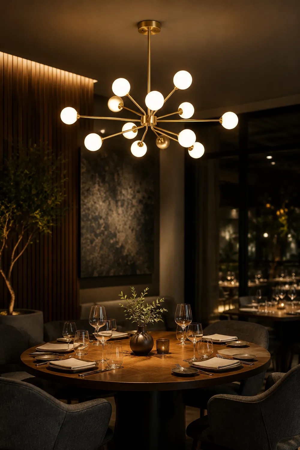 Solaire Arm Chandelier - Lumpaz