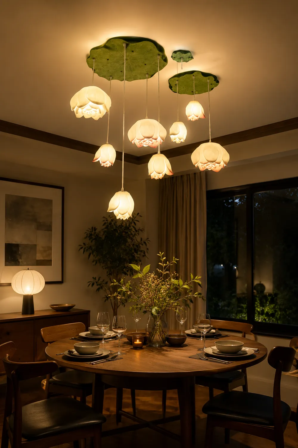 Lotus Chandelier - Lumpaz
