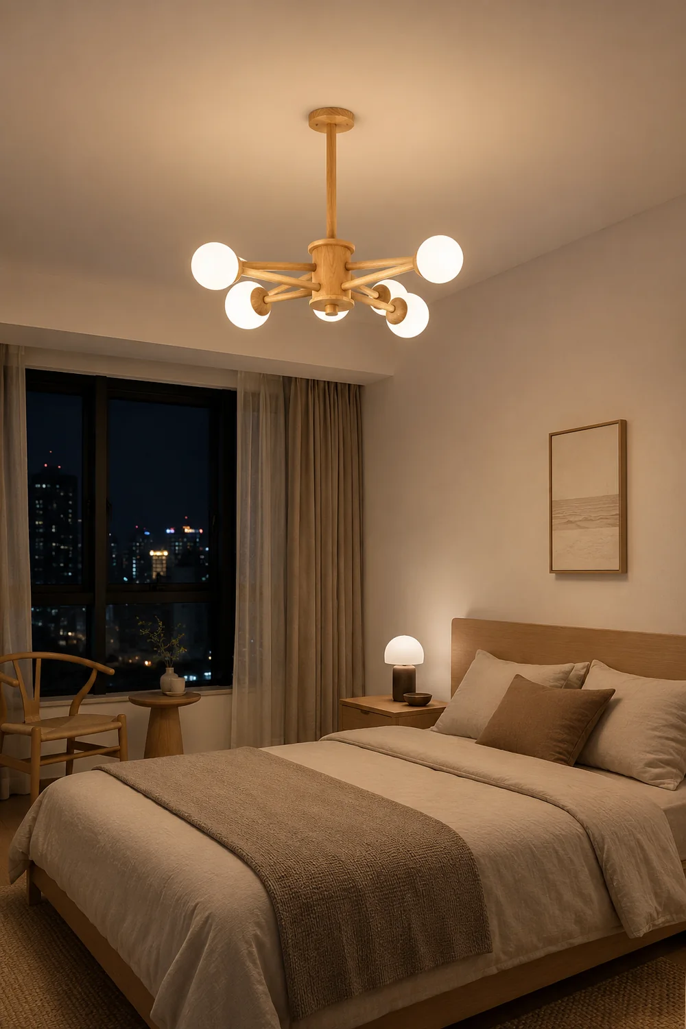 Kozan Wooden Chandelier - Lumpaz