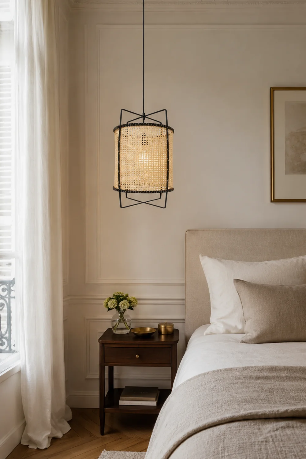 Rattan Cane Pendant Light - Lumpaz