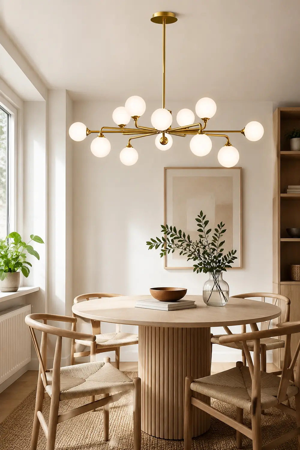 Staggered Glass Globes Chandelier - Lumpaz