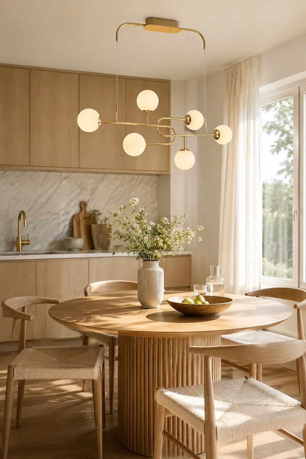 Arc Globe Escalante Chandelier - Lumpaz