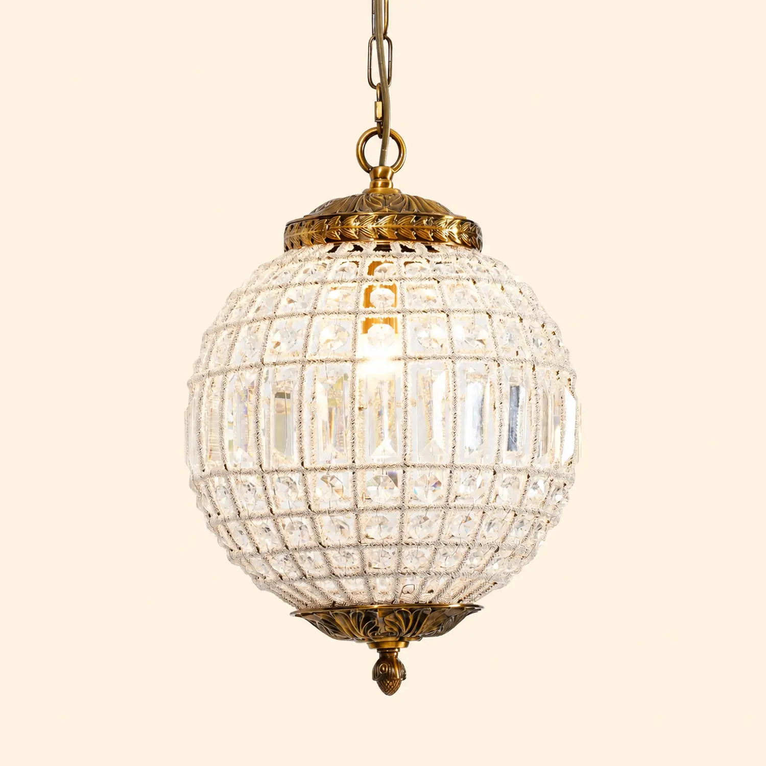 Traditional Gold Globe Chandelier - Lumpaz