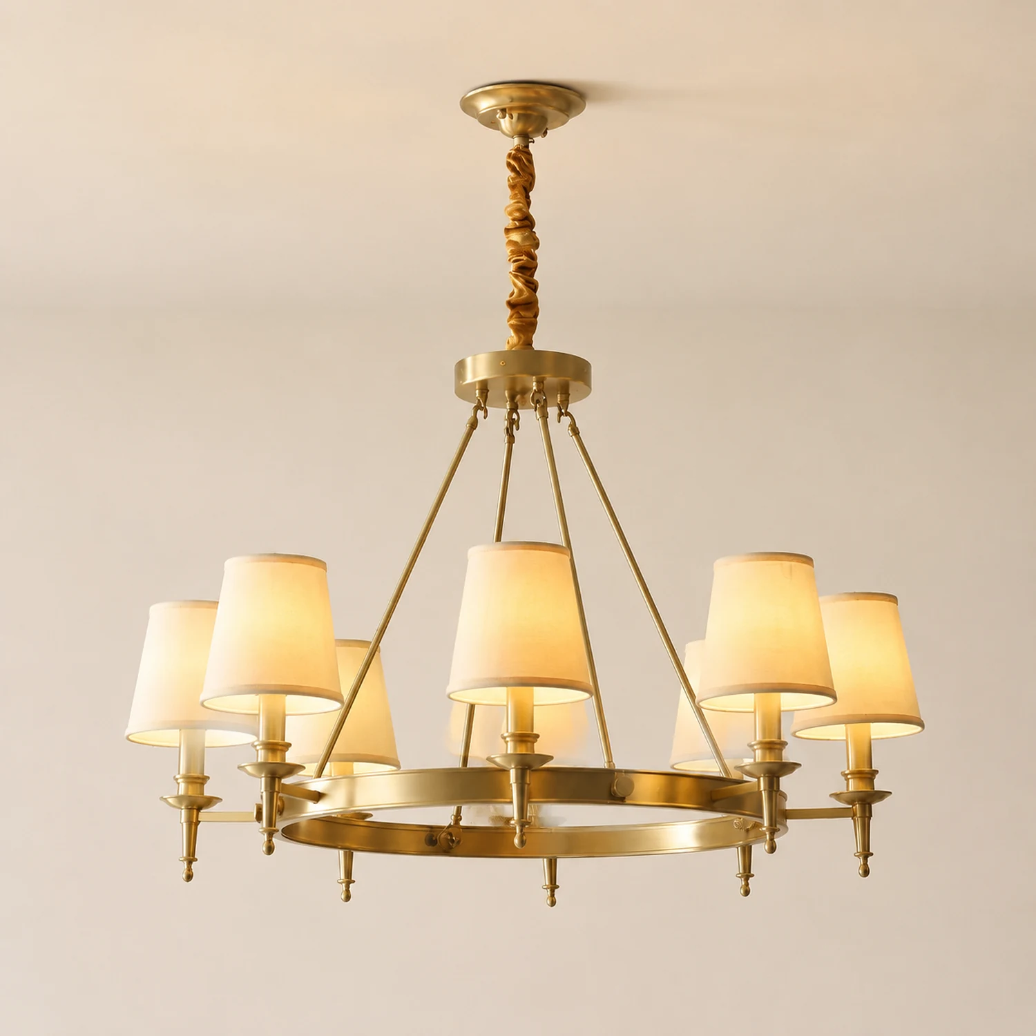 Antique Brass Chandelier - Lumpaz