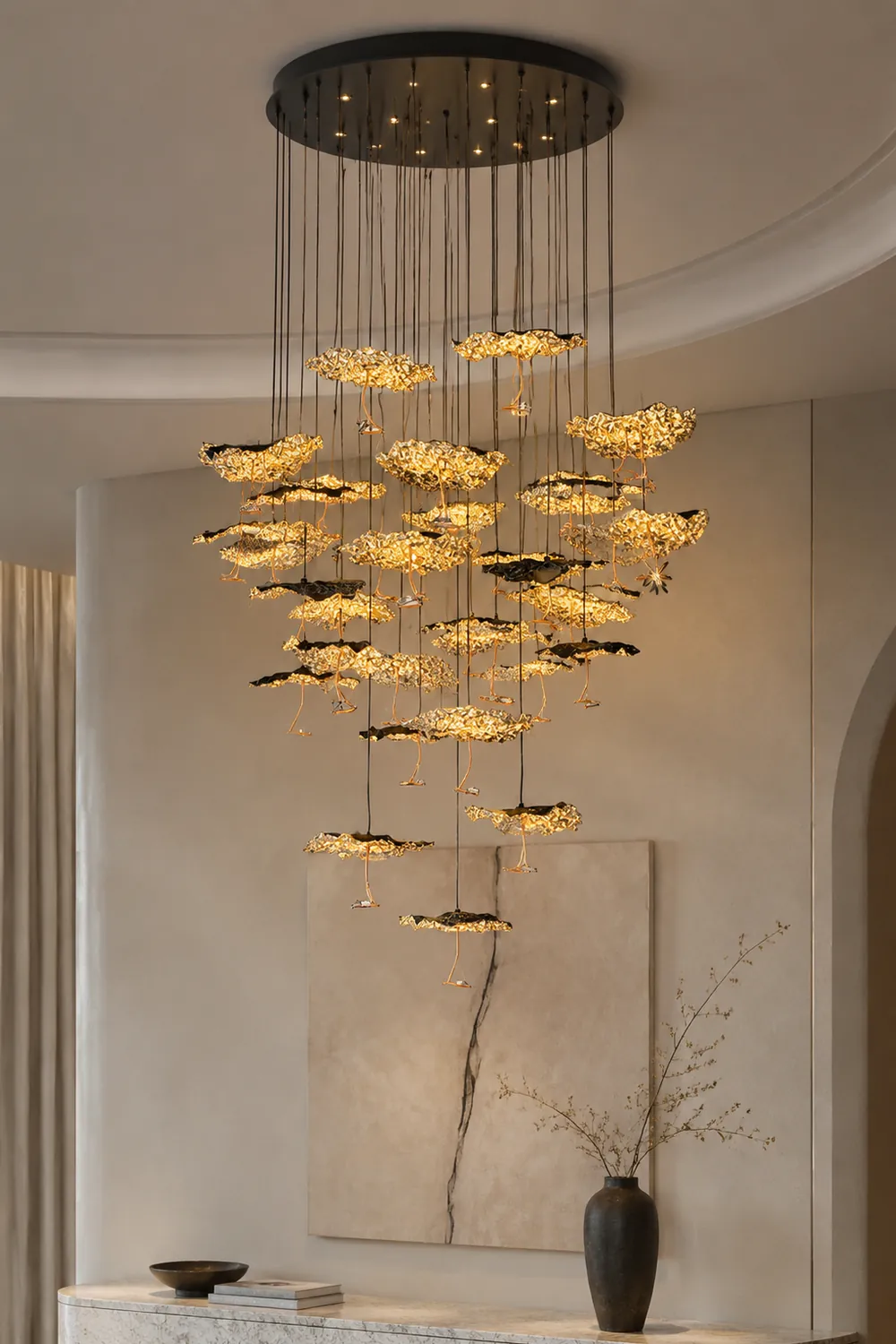 Brass Aviary Constellation Chandelier - Lumpaz