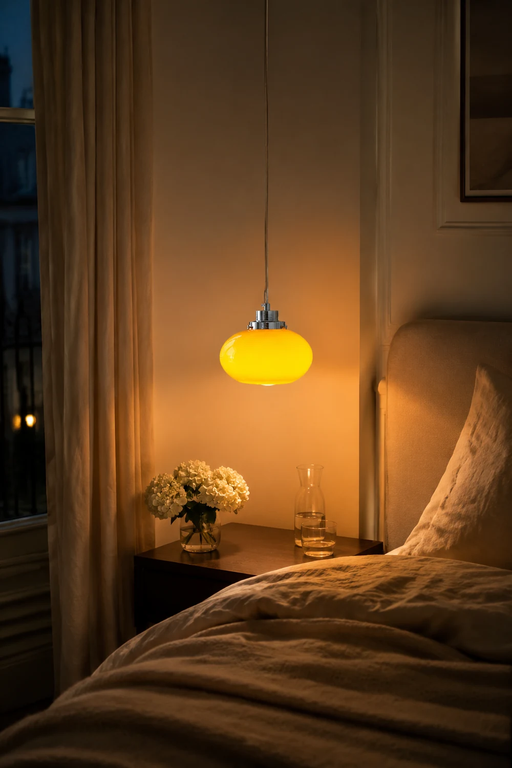 Oval Persimmon Pendant Light - Lumpaz