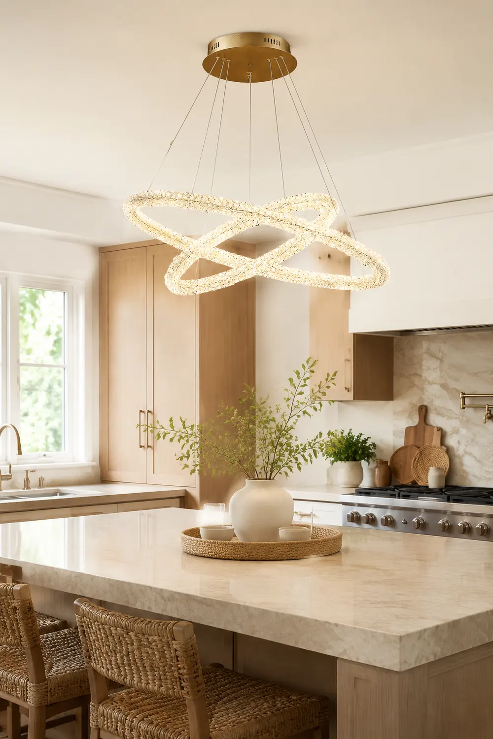 Ring Crystal Chandeliers - Lumpaz