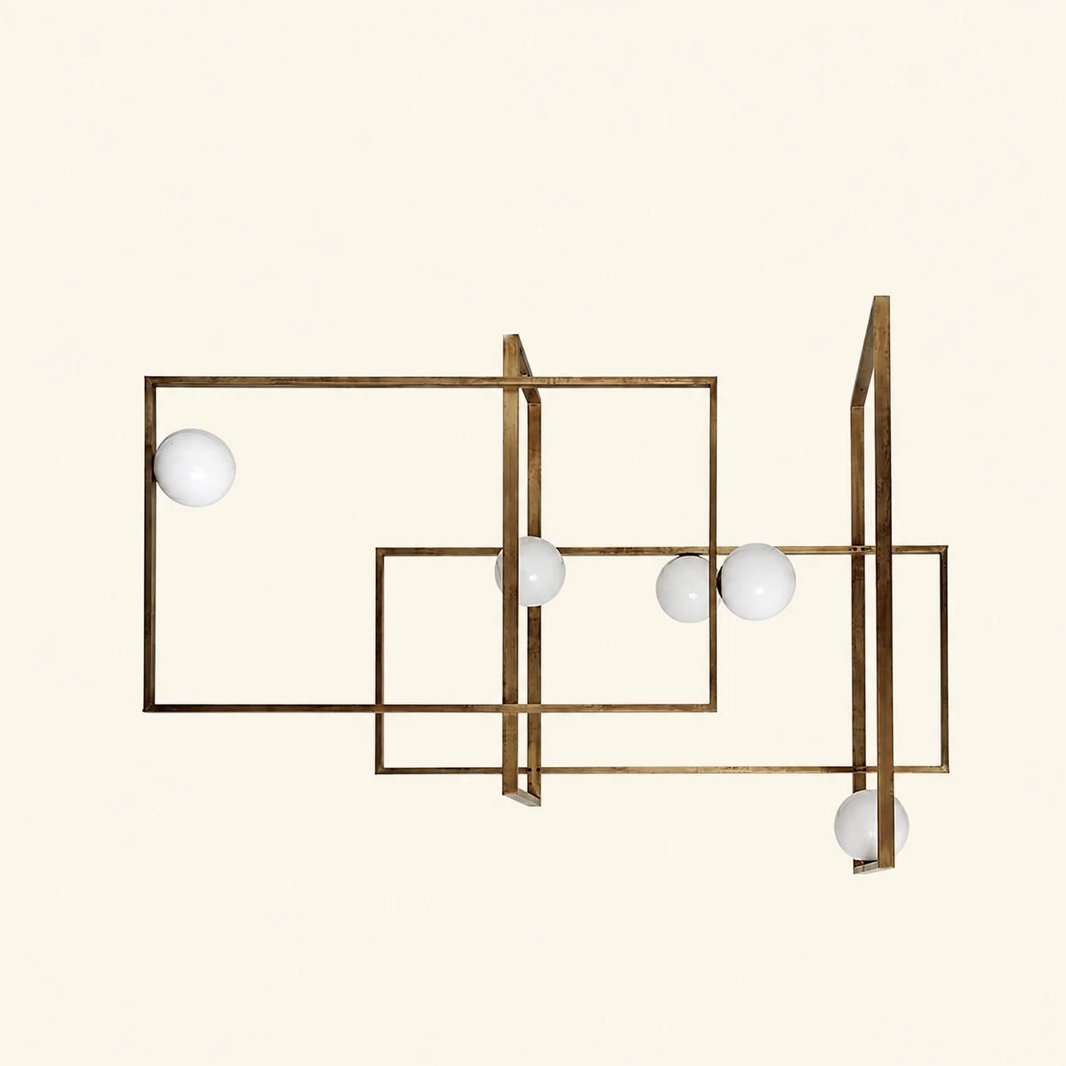 Mondrian Glass Ceiling Light - Lumpaz