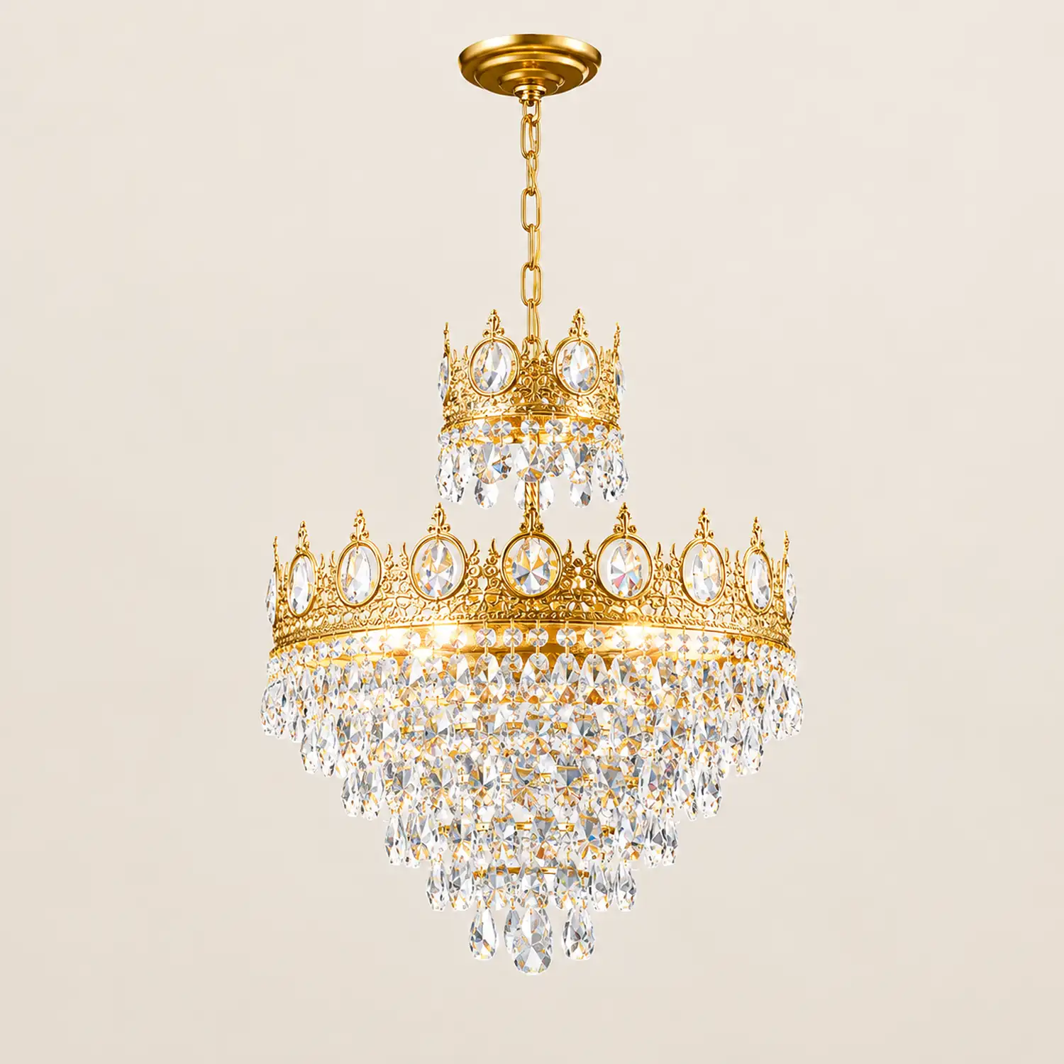 Vintage Crystal Chandelier - Lumpaz