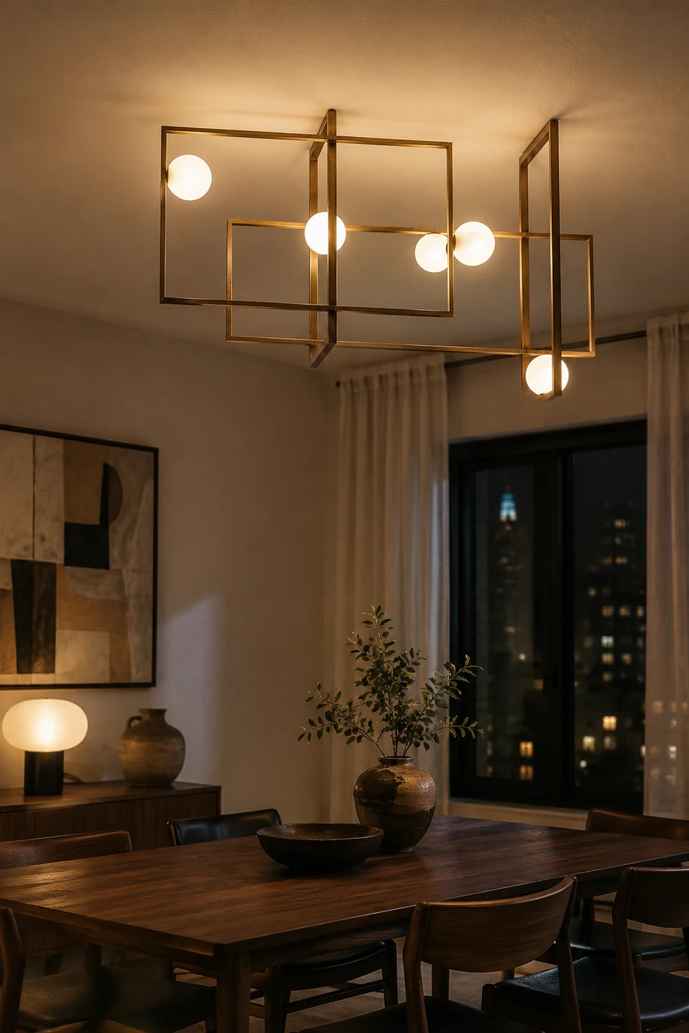 Mondrian Glass Ceiling Light - Lumpaz