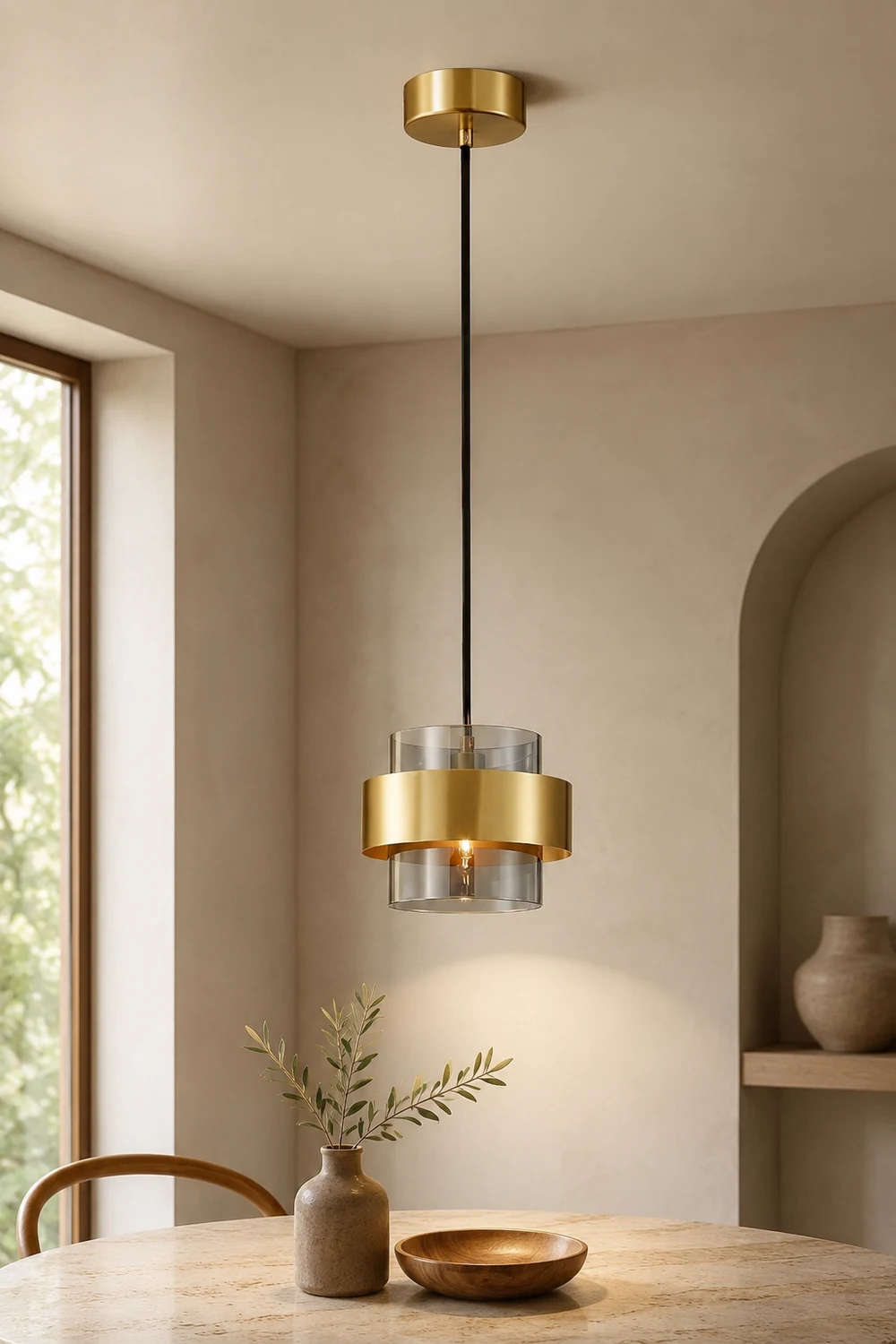 Cylinder Down Pendant Lamp - Lumpaz