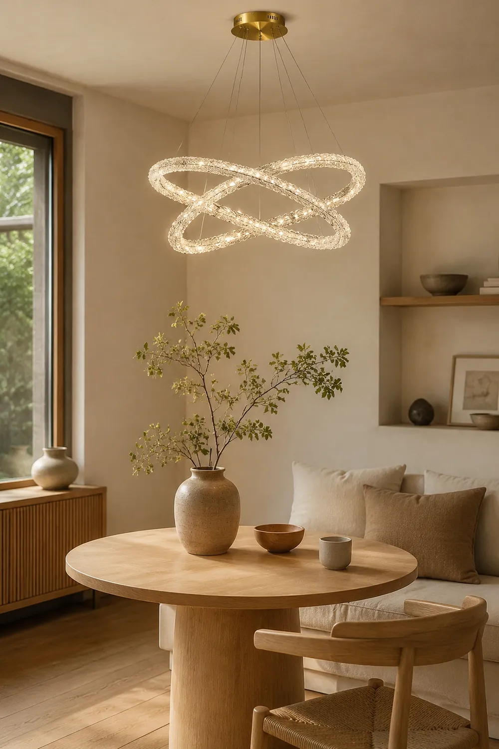 Ring Crystal Chandeliers - Lumpaz