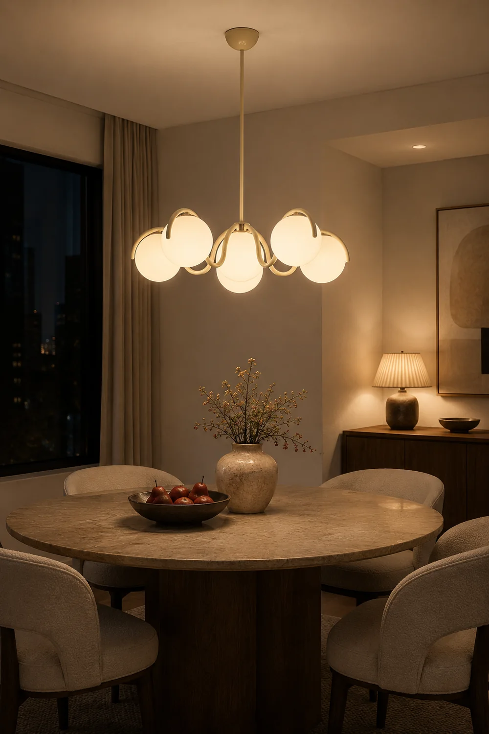 Reedway Curve Linear Chandelier - Lumpaz