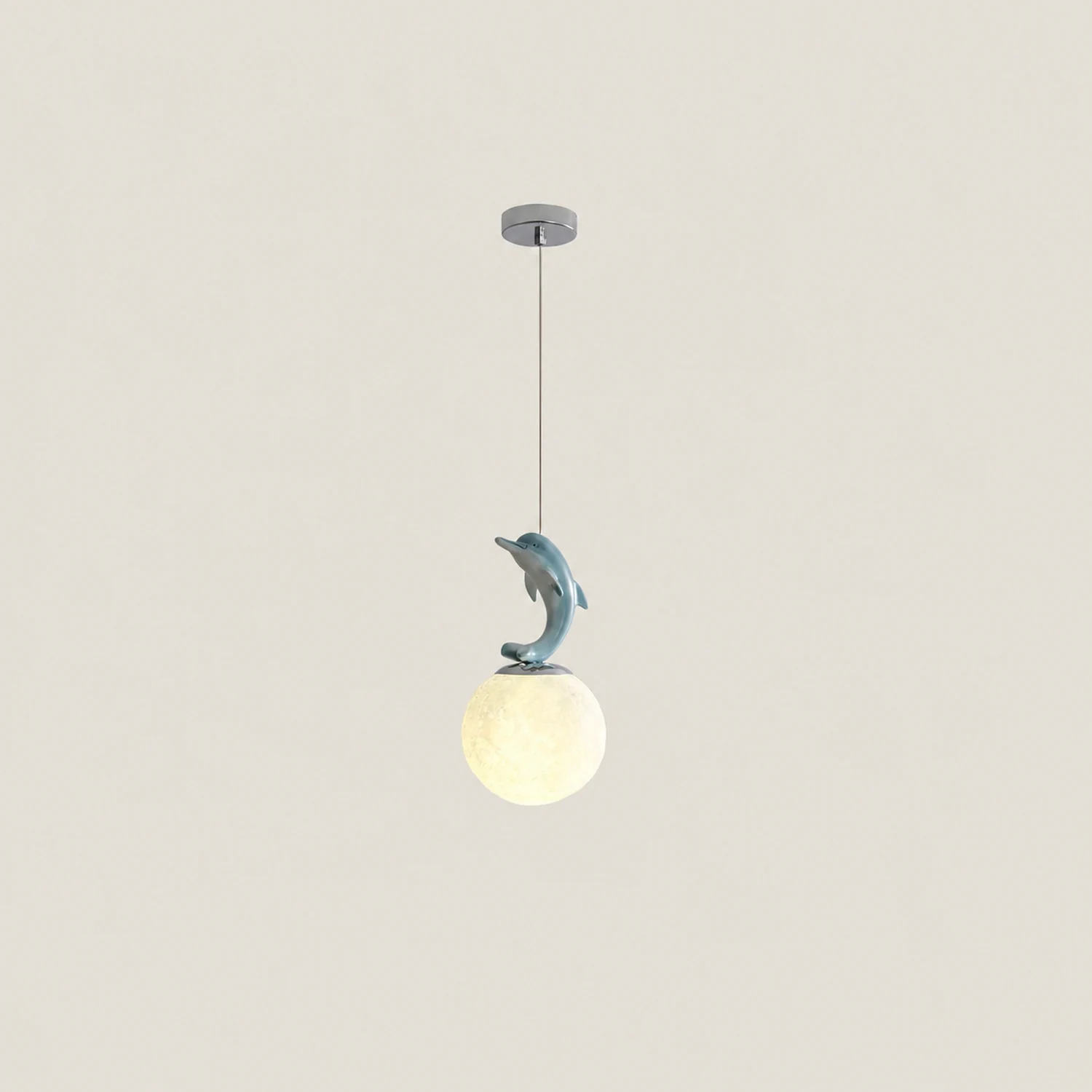 Animal And Moon Pendant Light - Lumpaz