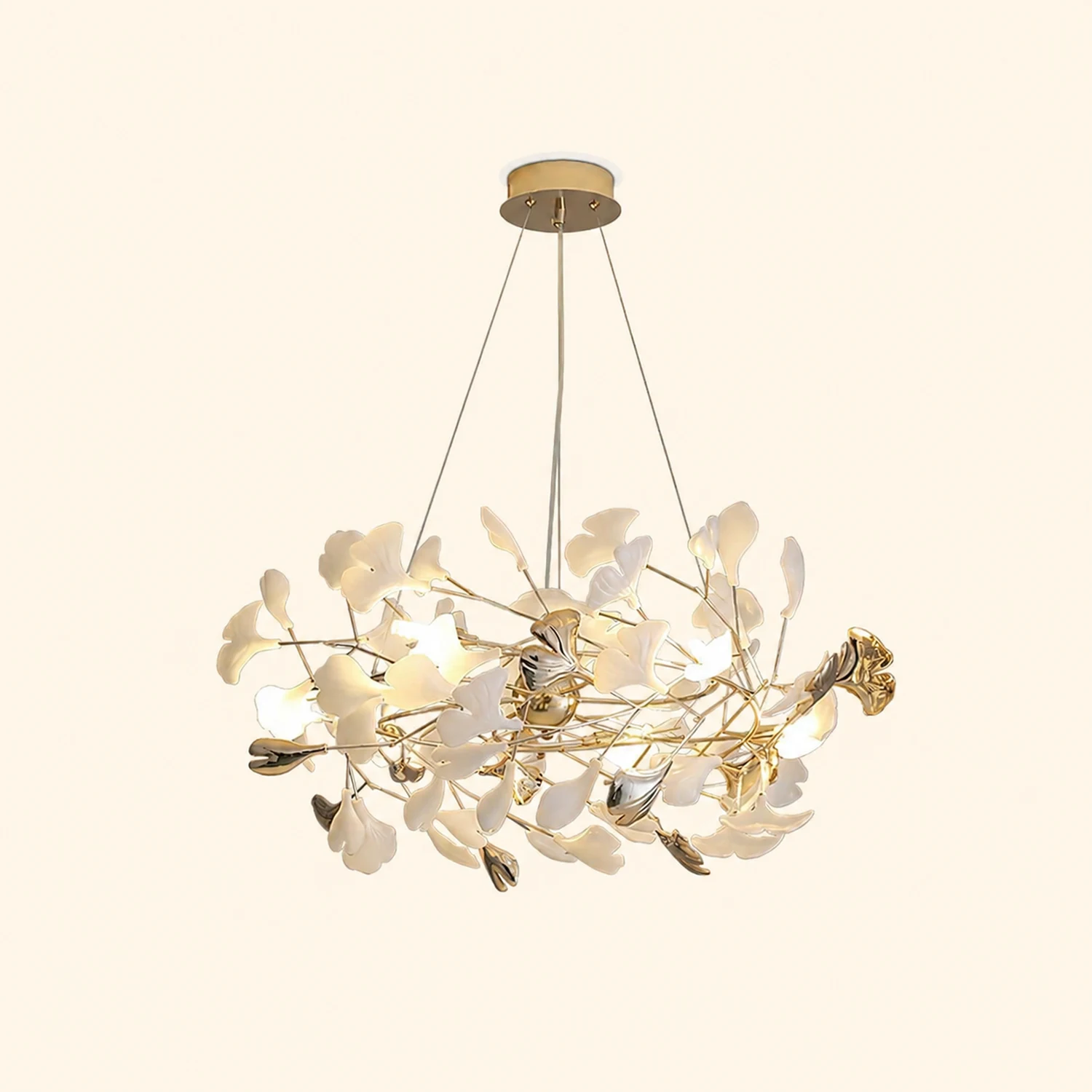 Gingko Chandelier H - Lumpaz