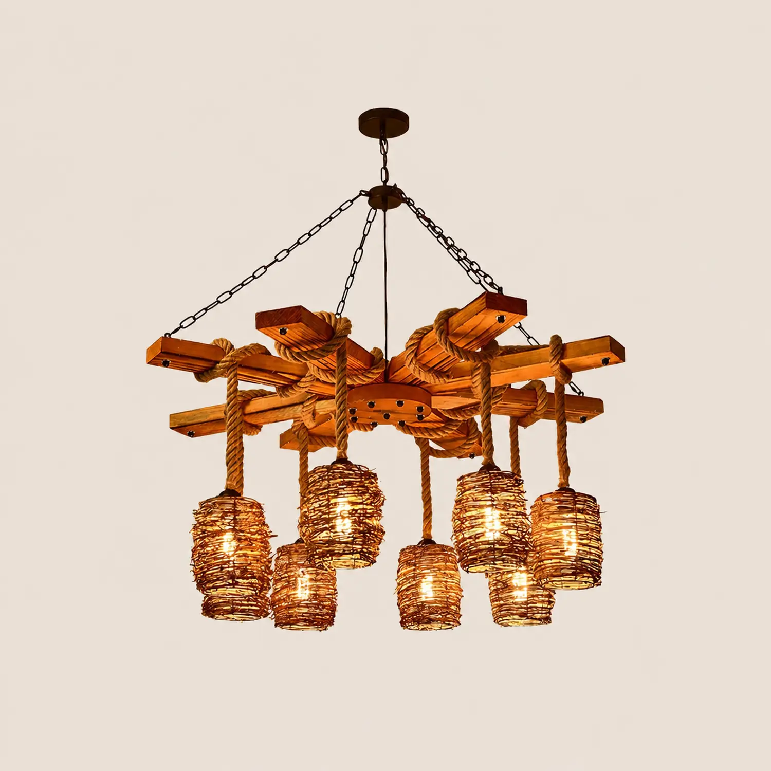 Vintage Farmhouse Chandelier - Lumpaz
