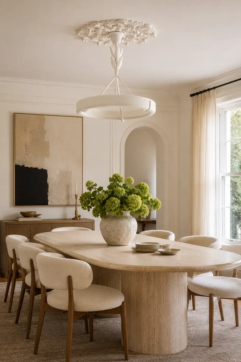 Tinsley Plaster Chandelier - Lumpaz