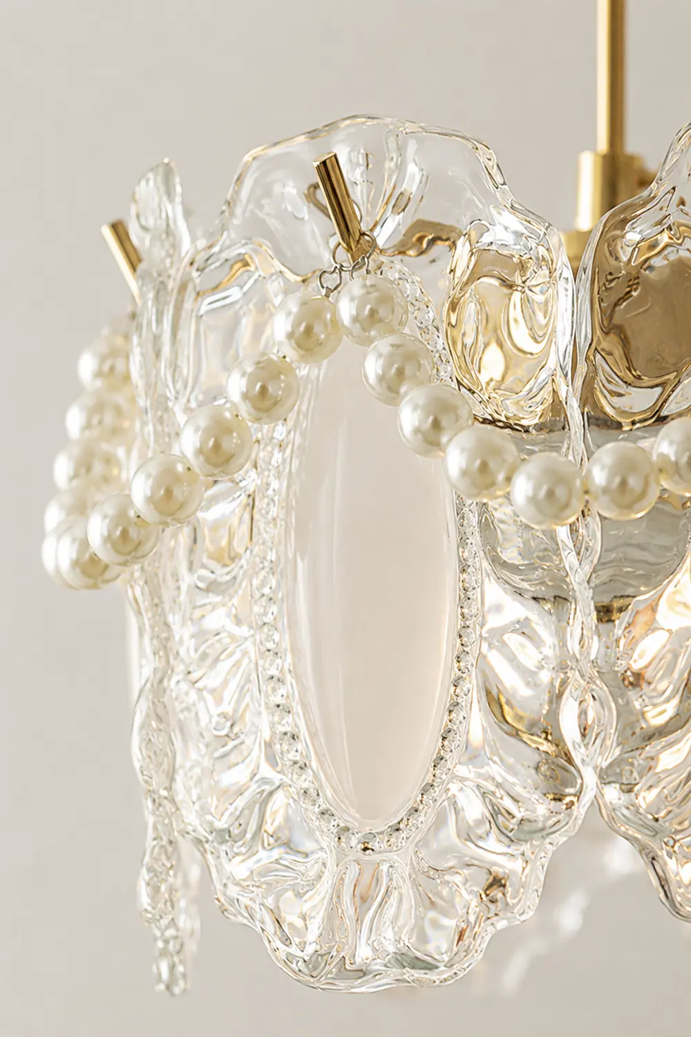 Floral Glass Pendant Lamp - Lumpaz