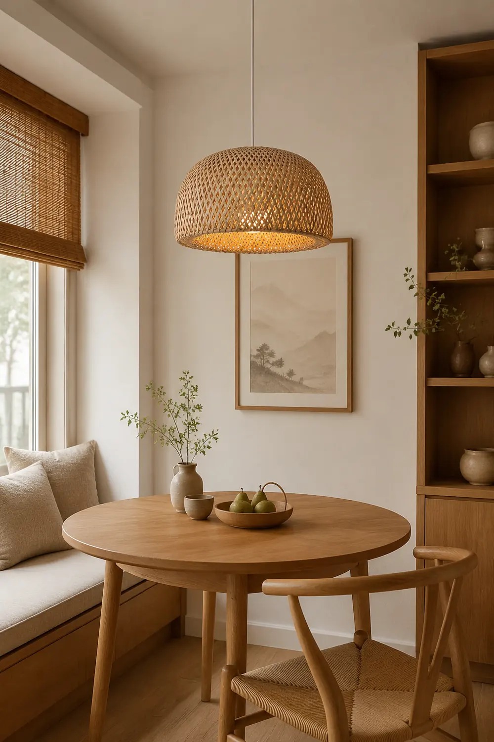 Bamboo Braided Pendant Lamp - Lumpaz