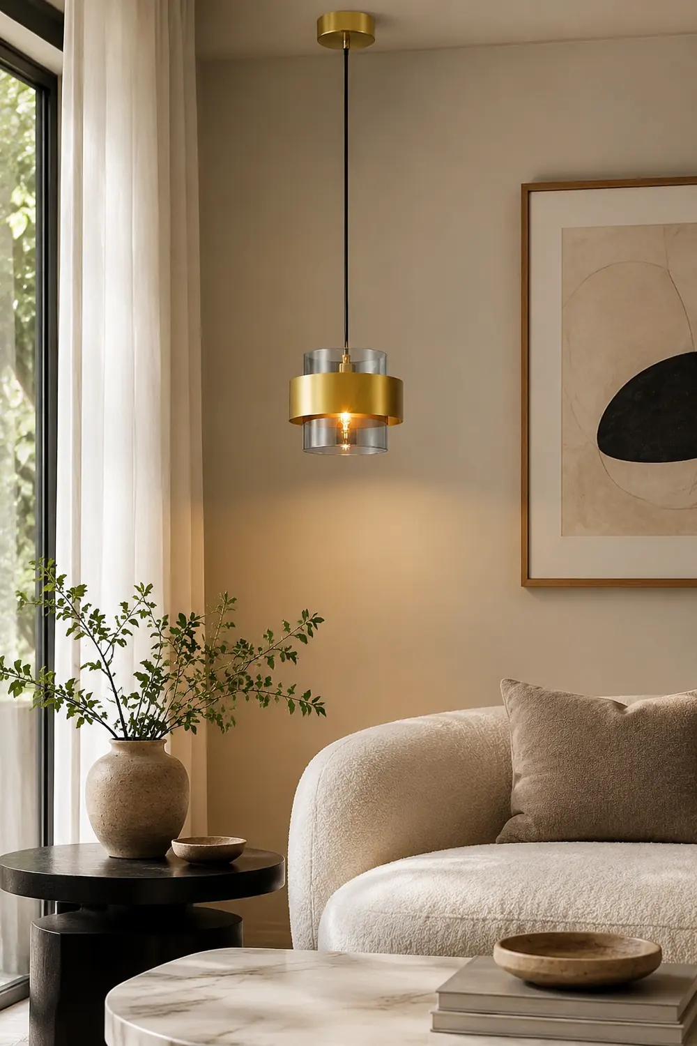 Cylinder Down Pendant Lamp - Lumpaz