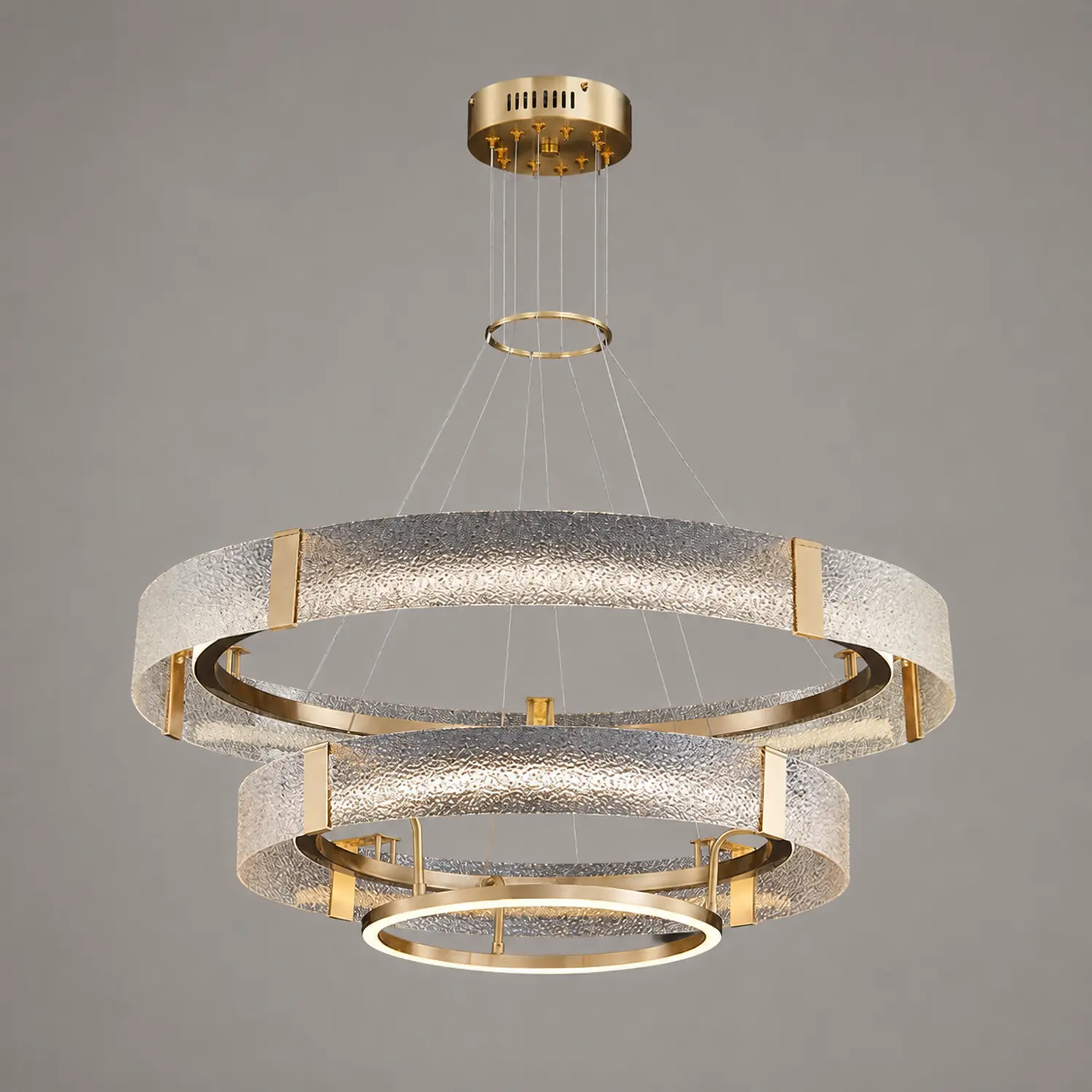 Ripple Glass Chandelier - Lumpaz