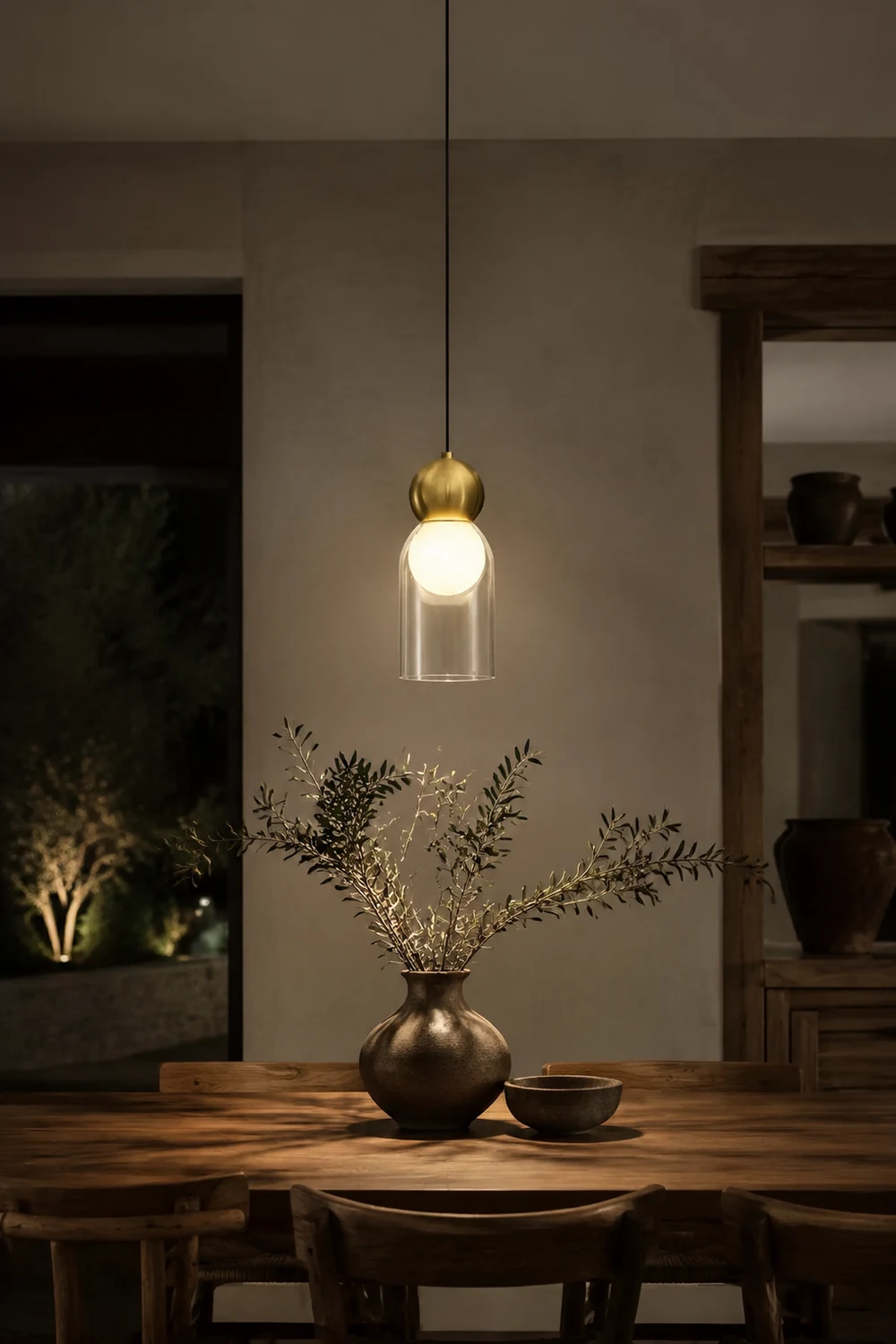 Dani Brass Pendant Lamp - Lumpaz