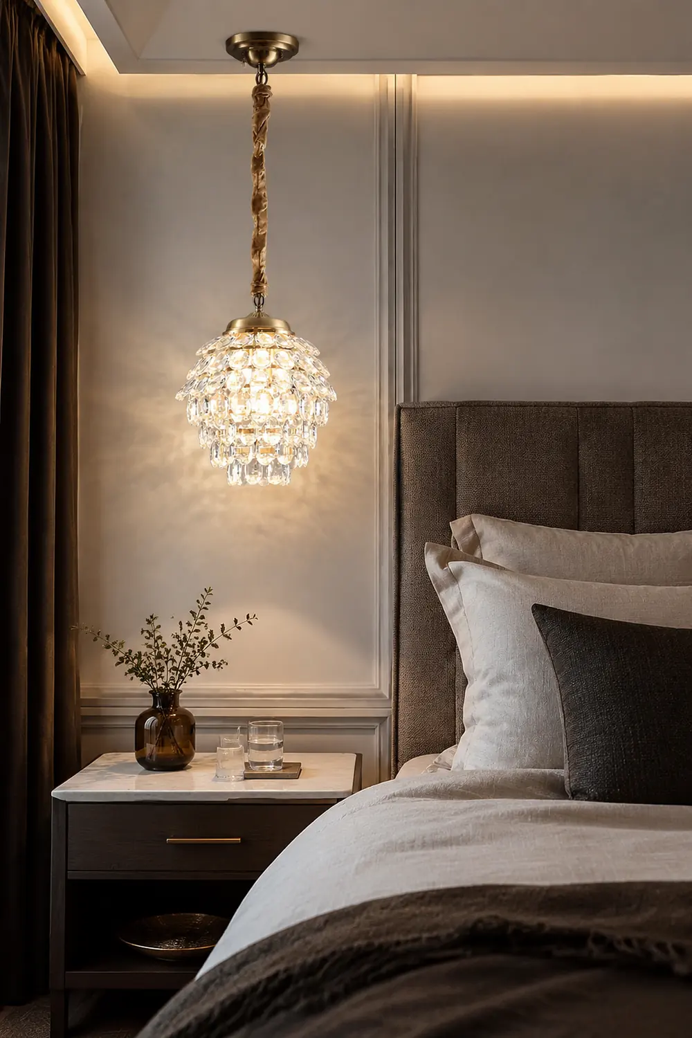 Roxanne Crystal Pendant Light - Lumpaz