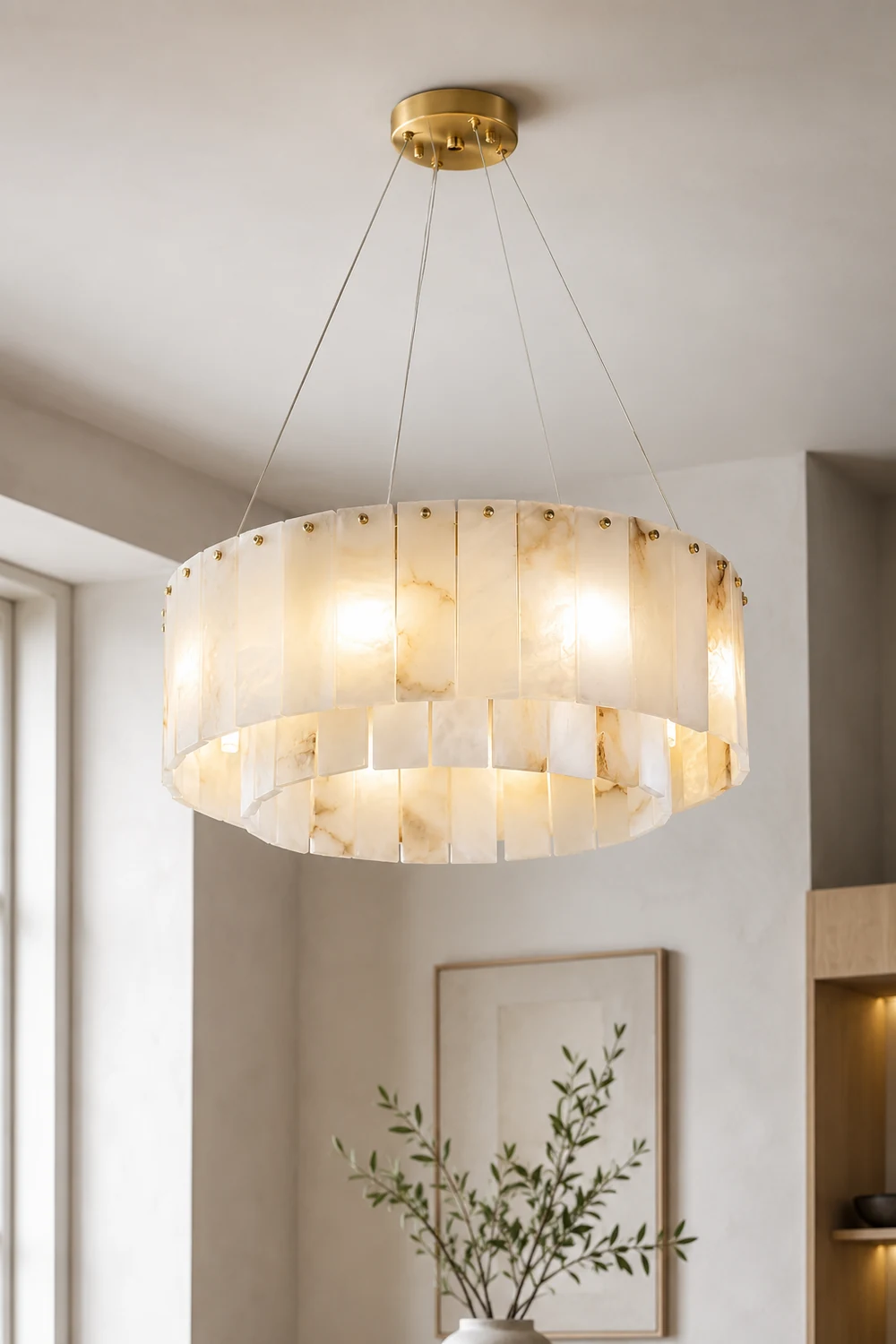 Rock Alabaster Chandelier - Lumpaz