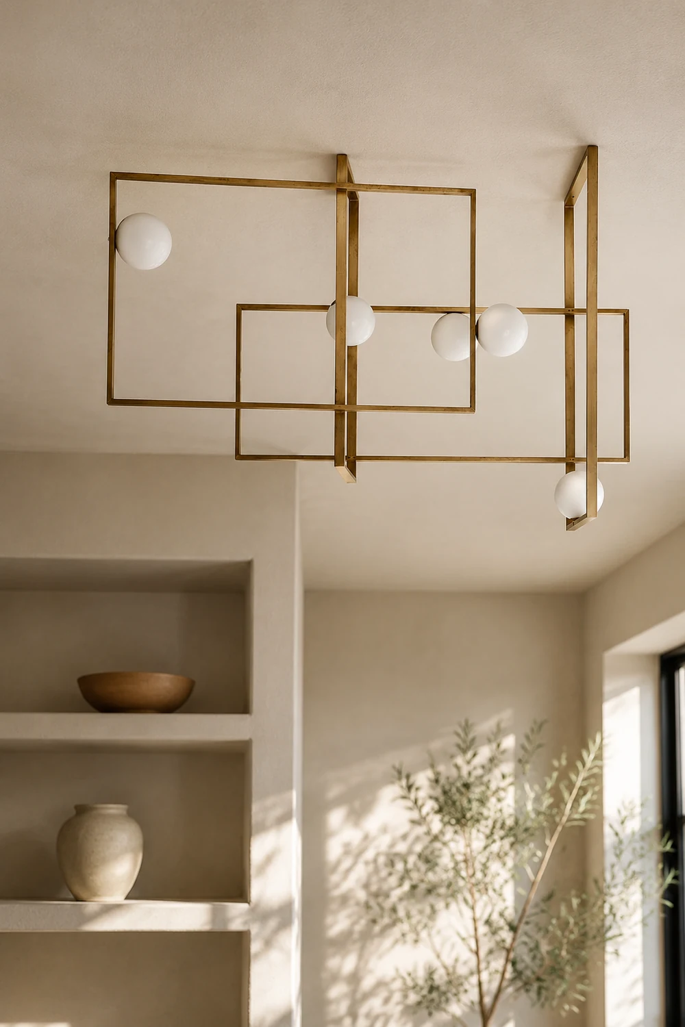 Mondrian Glass Ceiling Light - Lumpaz