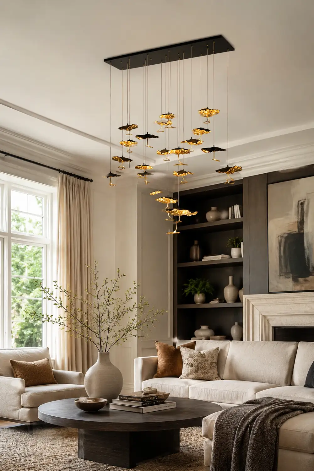 Brass Aviary Constellation Chandelier - Lumpaz