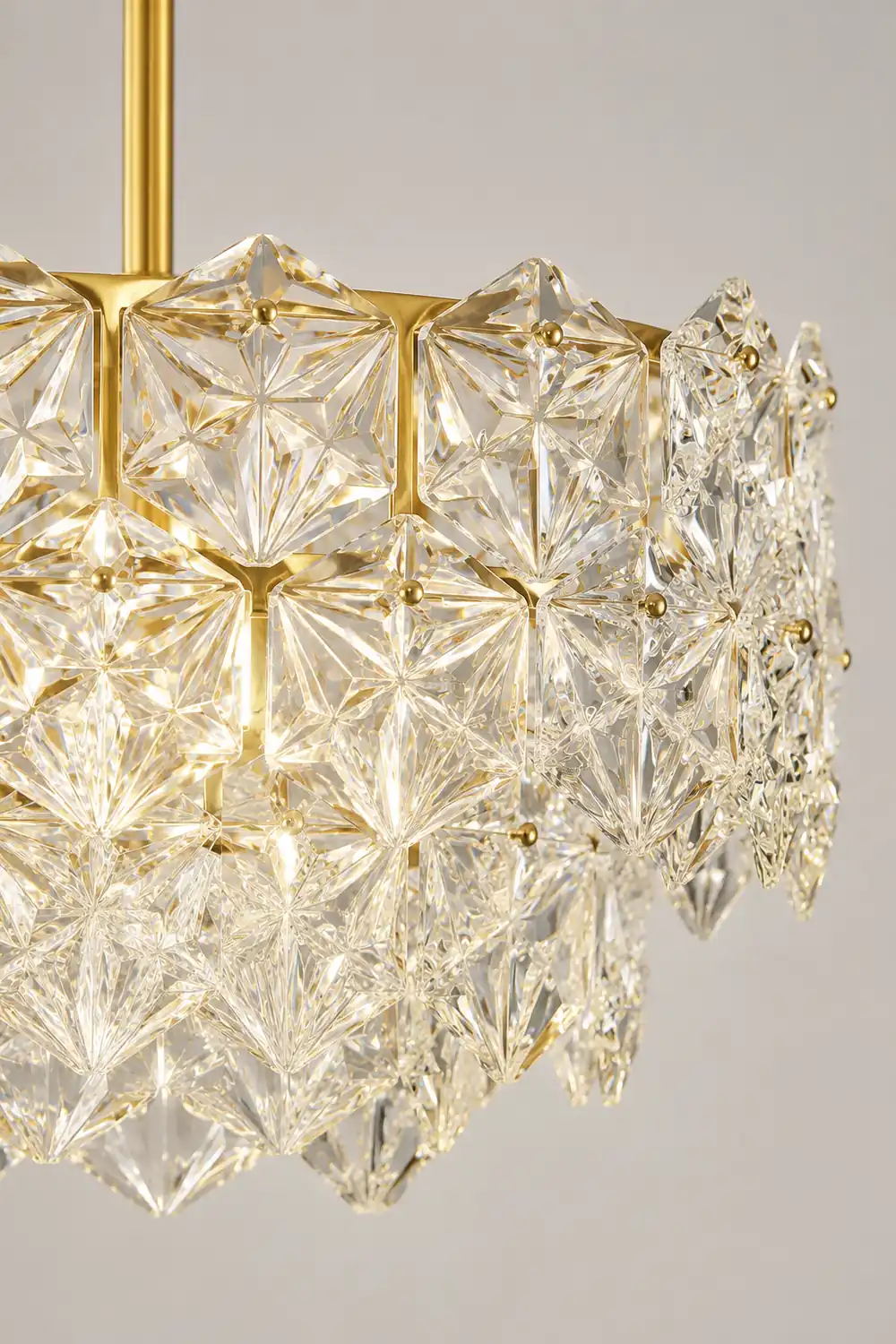 Snowflake Glass Chandelier - Lumpaz