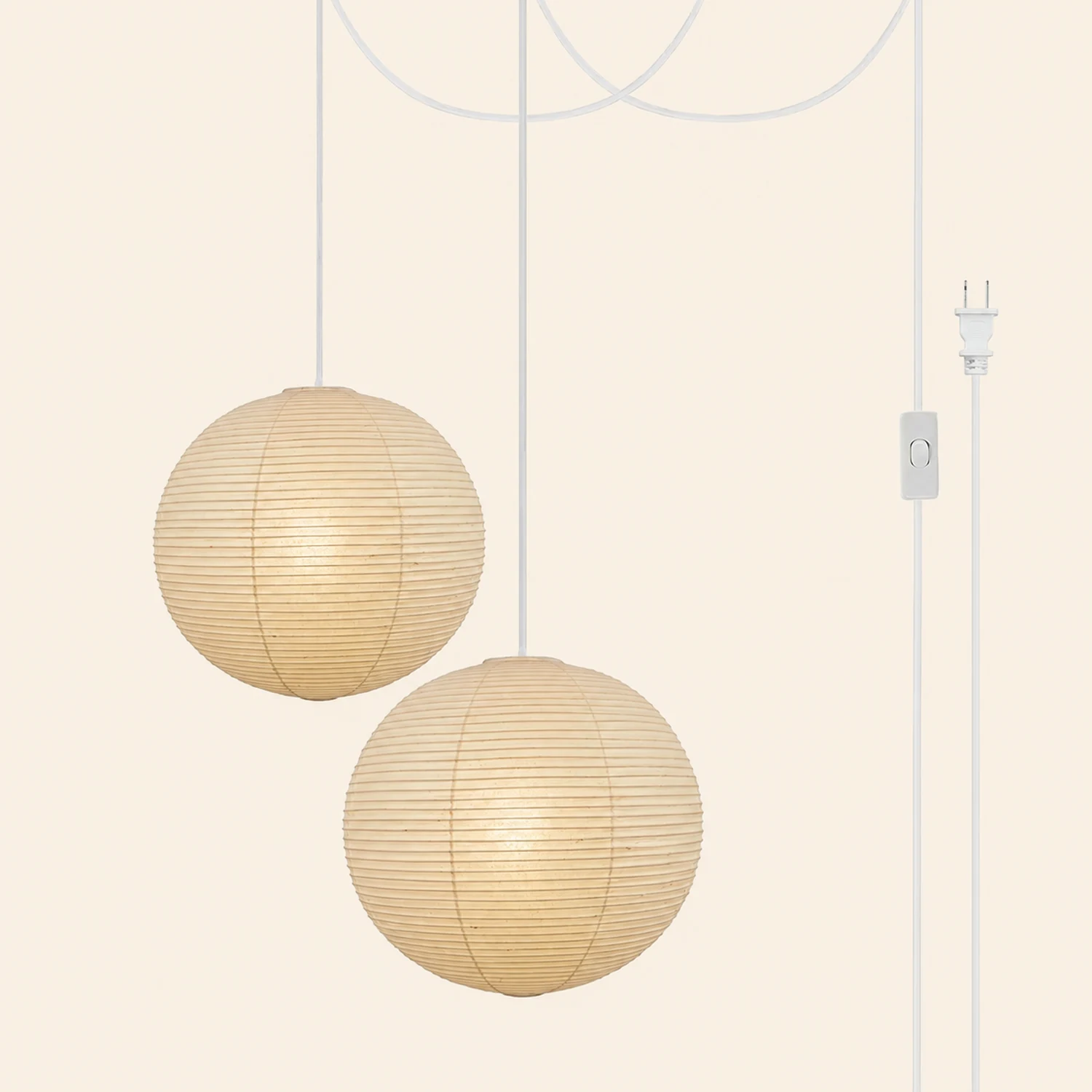 Akari A Pendant Swag Light - Lumpaz