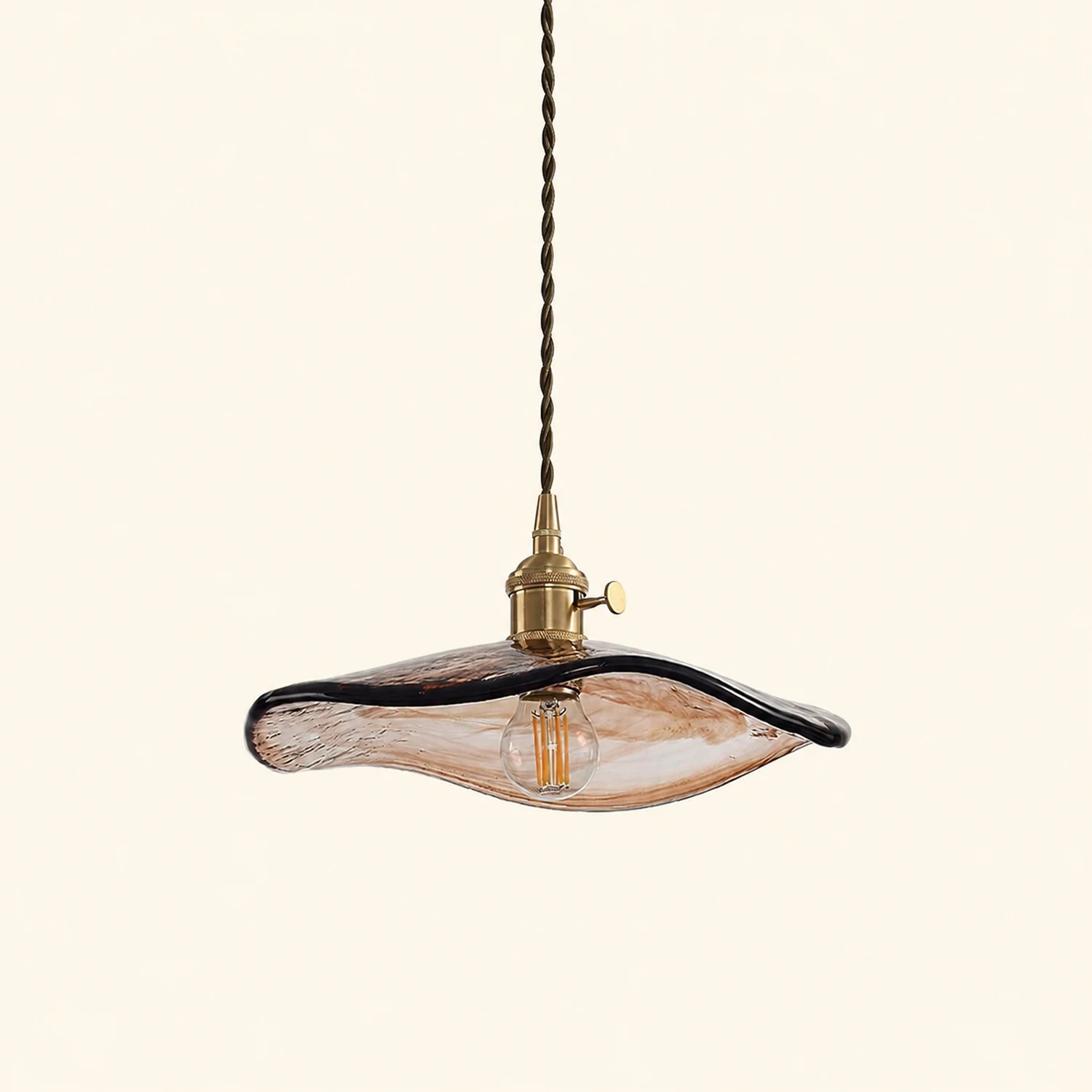 Flower Petal Glass Pendant Light - Lumpaz