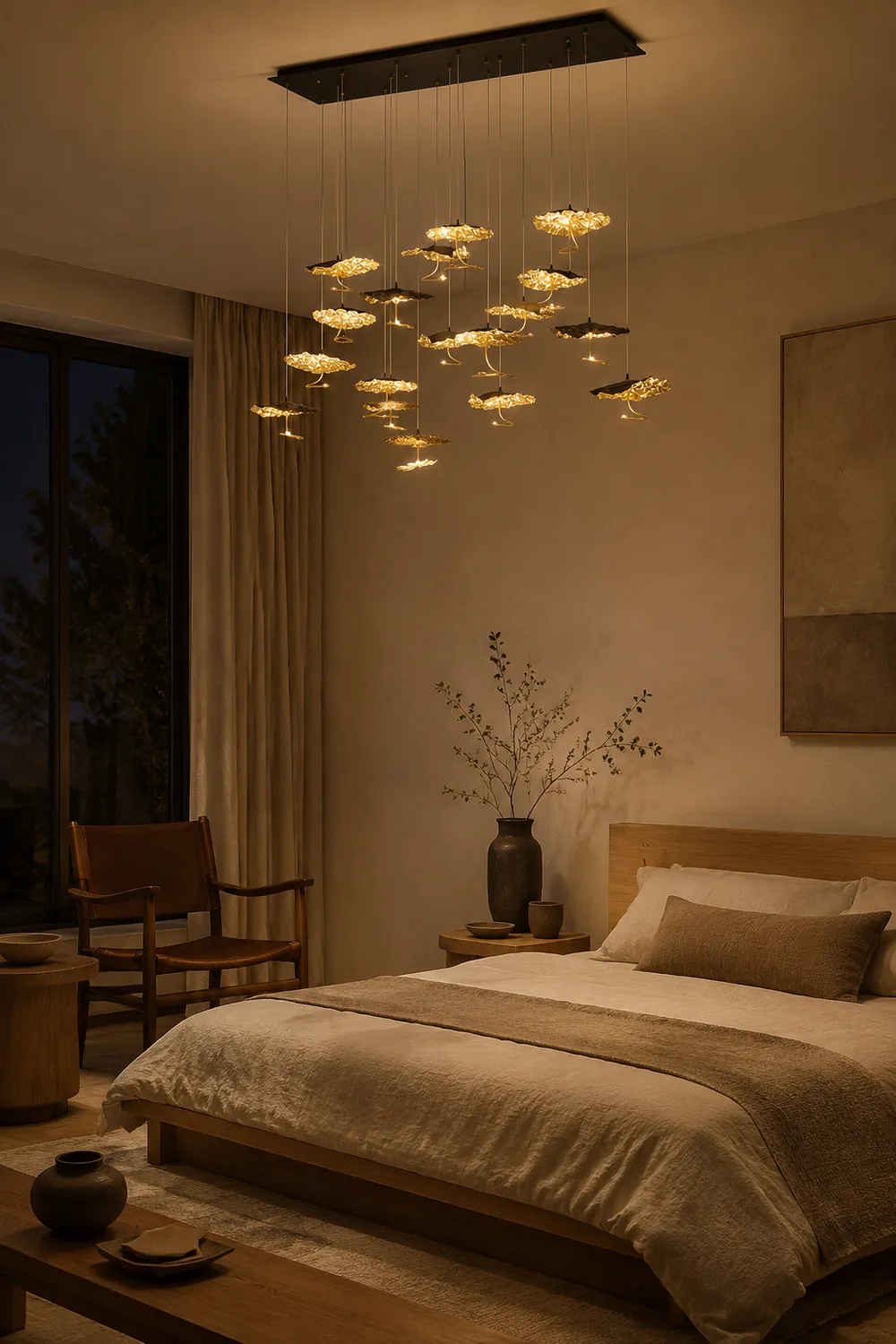 Brass Aviary Constellation Chandelier - Lumpaz