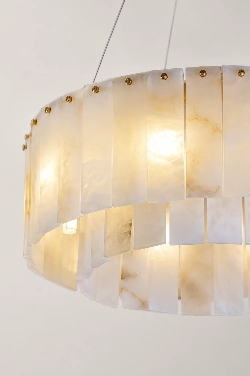 Rock Alabaster Chandelier - Lumpaz