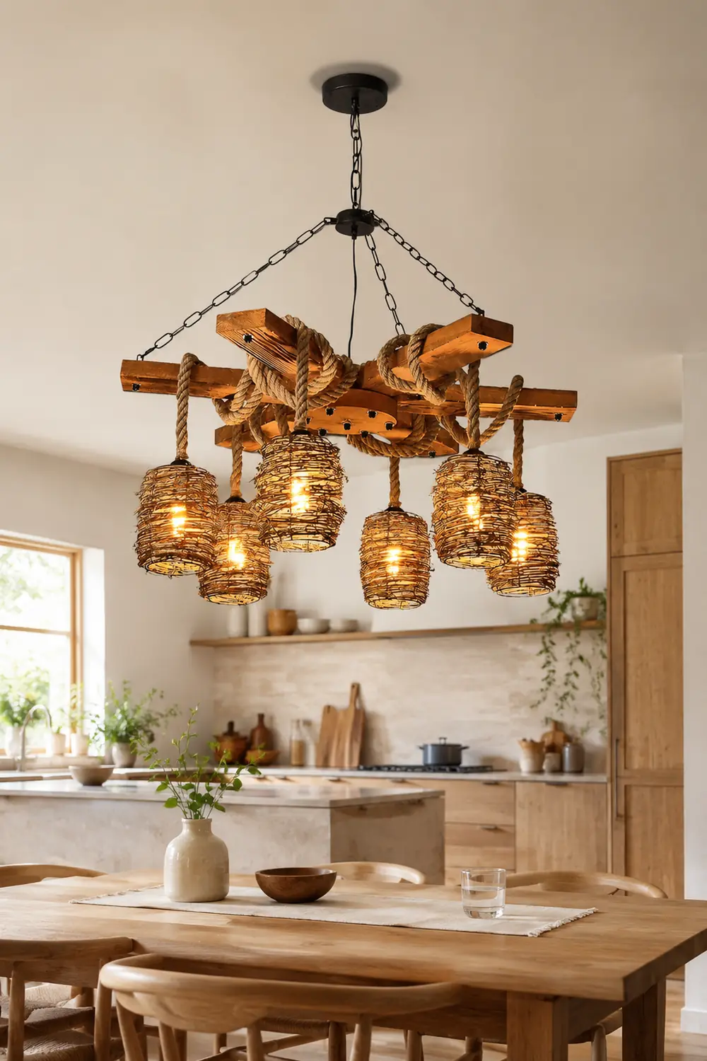 Vintage Farmhouse Chandelier - Lumpaz