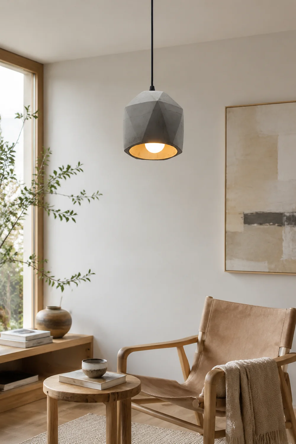 Georgia Cement Pendant Light - Lumpaz