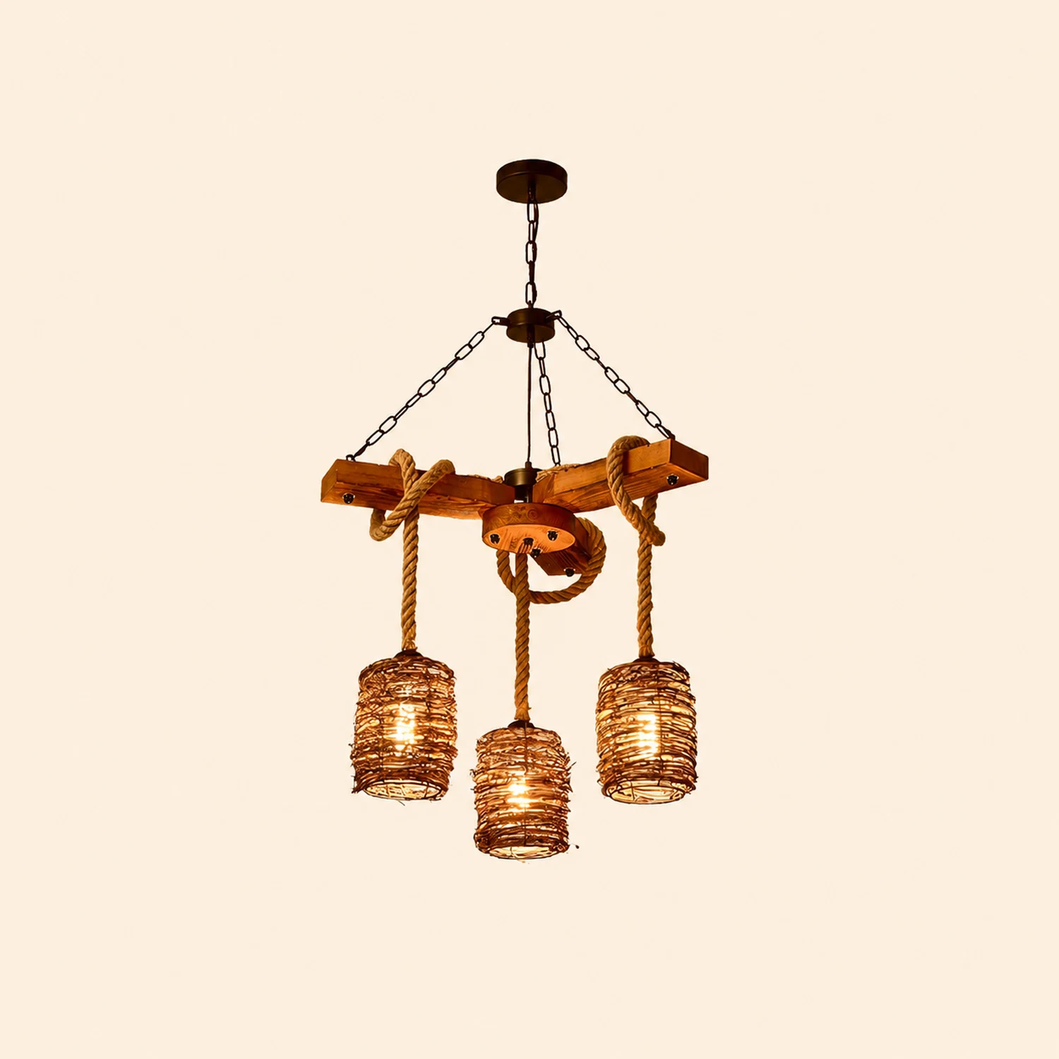 Vintage Farmhouse Chandelier - Lumpaz