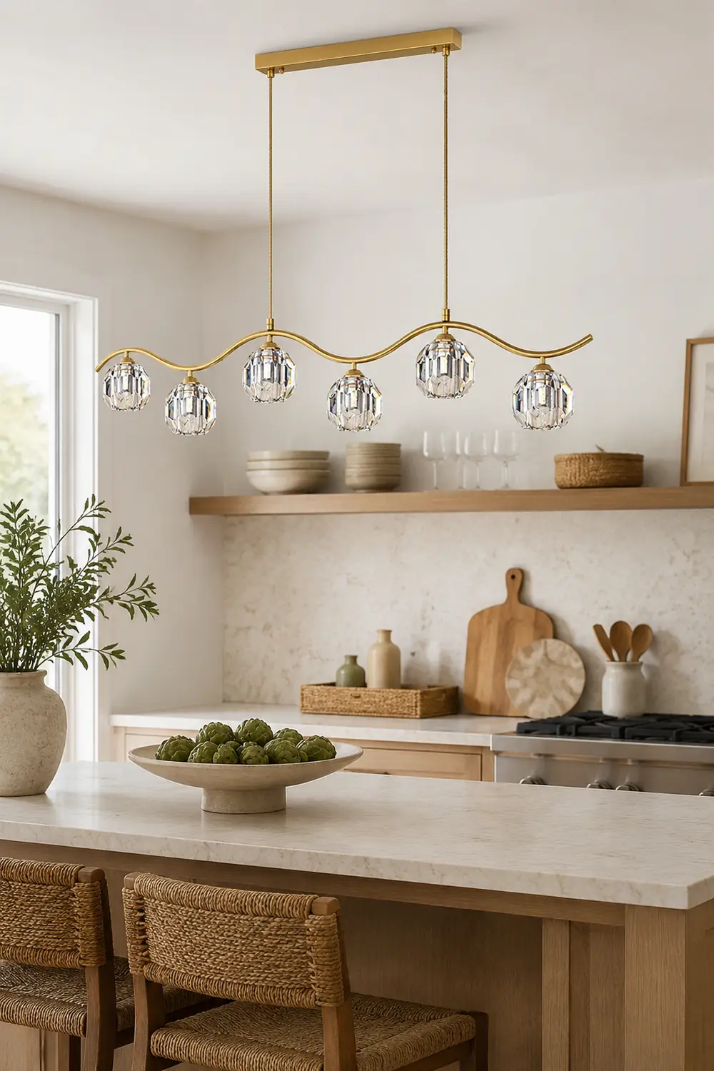 Eara Crystal Chandelier - Lumpaz
