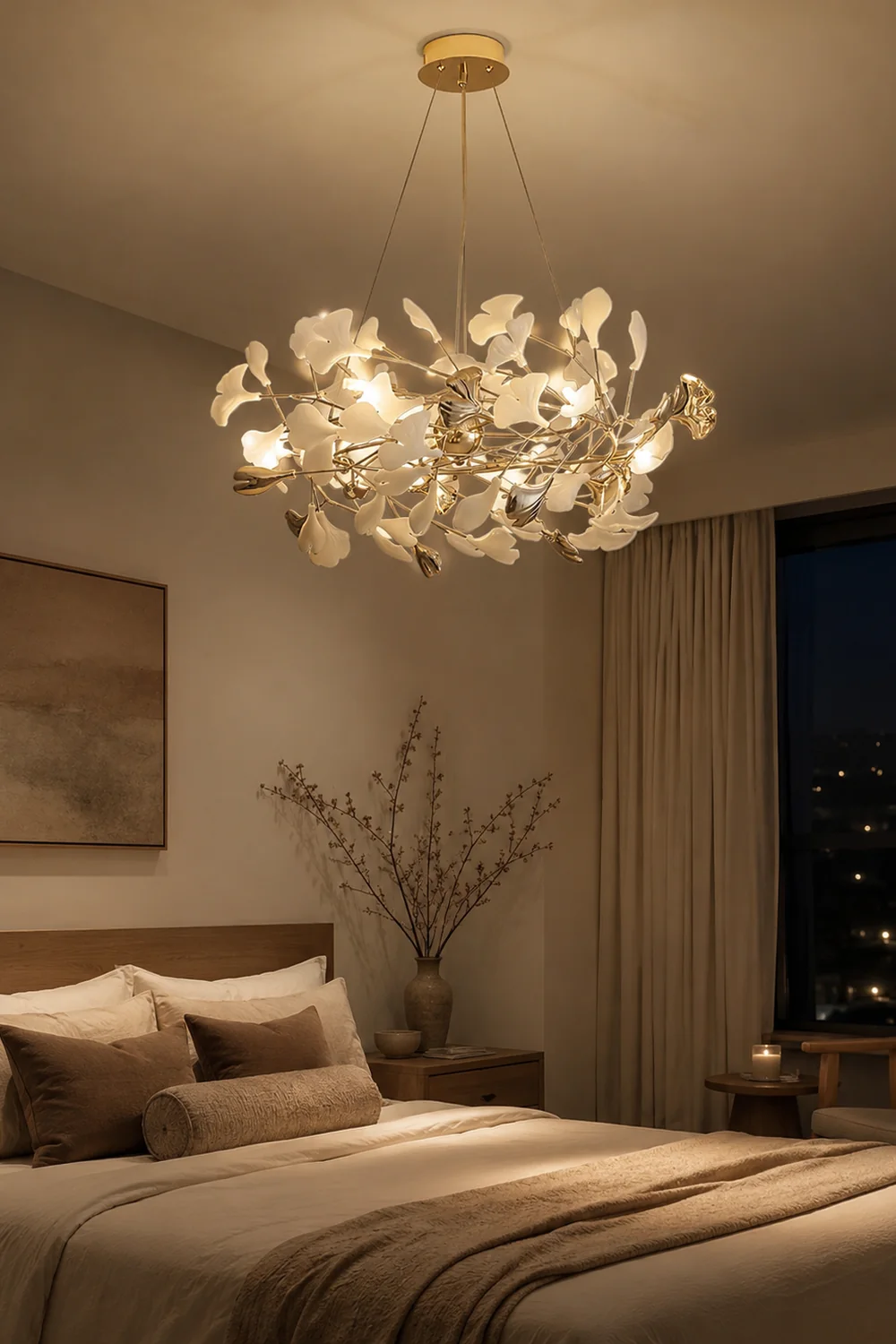 Gingko Chandelier H - Lumpaz