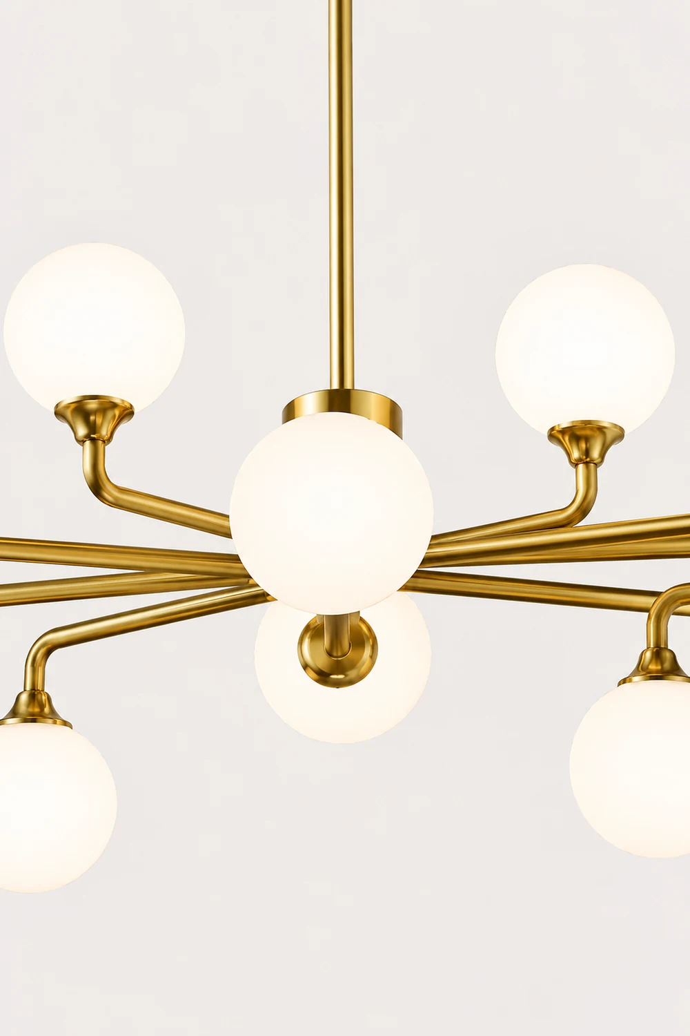 Staggered Glass Globes Chandelier - Lumpaz