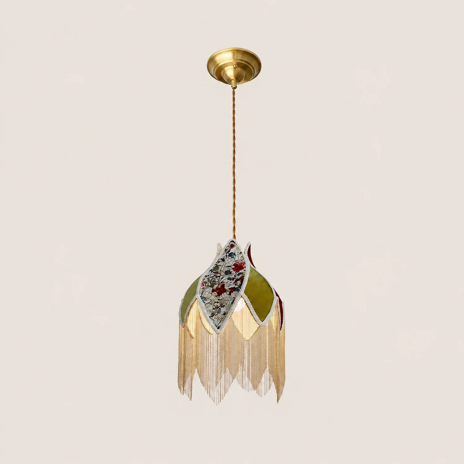 Bette Fringed Pendant Lamp - Lumpaz