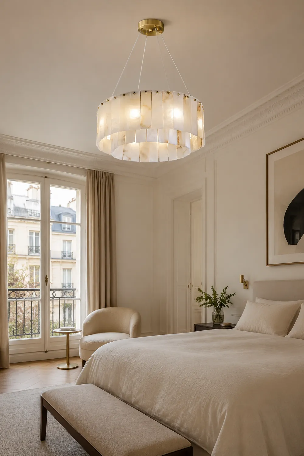 Rock Alabaster Chandelier - Lumpaz